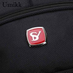 Travel Zipper Laptop Nylon Backpack Large Capacity Knapsack