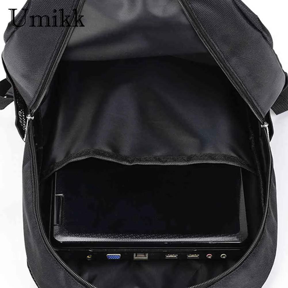Travel Zipper Laptop Nylon Backpack Large Capacity Knapsack