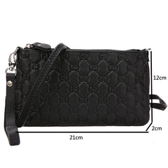 Leather Crossbody Clutch Purse for Women
