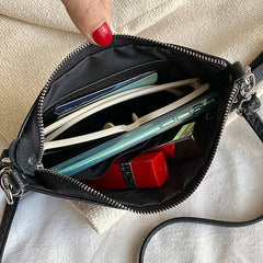 Leather Crossbody Clutch Purse for Women