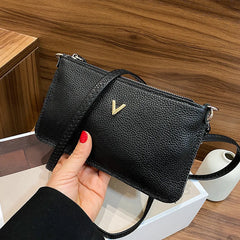 Leather Crossbody Clutch Purse for Women