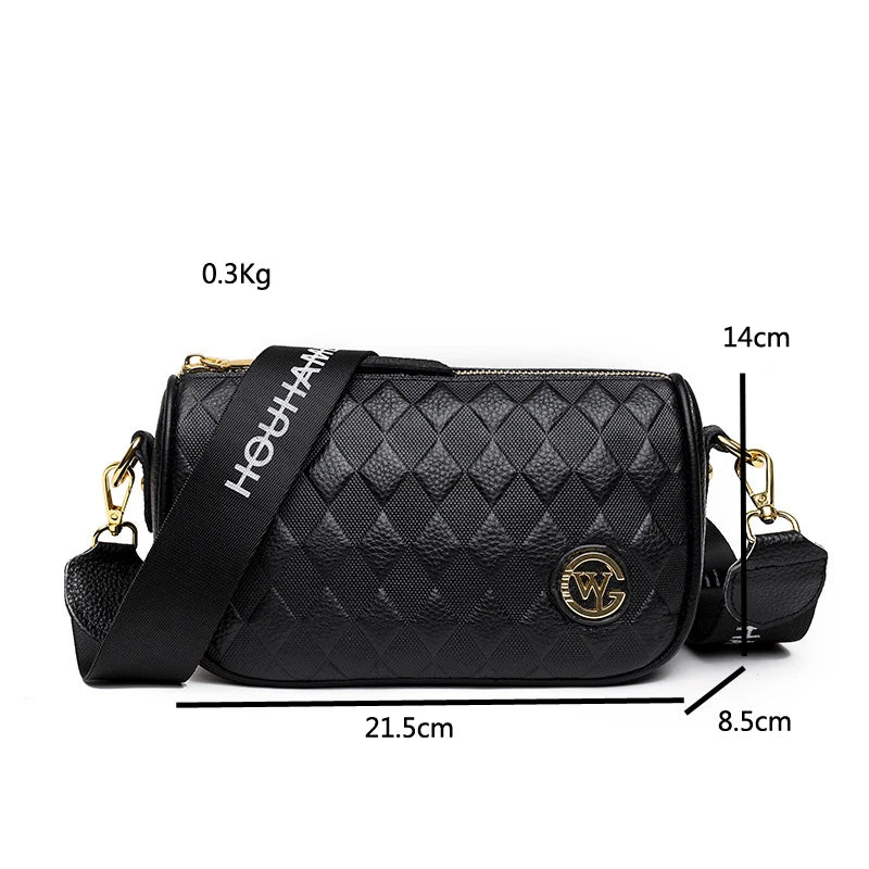 Women's Leather Saddle Shoulder Bag Vintage Tassel Tote