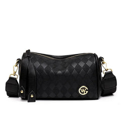 Women's Leather Saddle Shoulder Bag Vintage Tassel Tote
