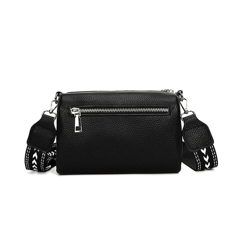 Vintage Rhinestone Sling Handbag Women Leather Tote Lady Shoulder Bag