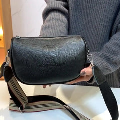 Vintage Leather Sling Saddle Handbag for Women Tote Shoulder Bag