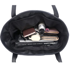Soft PU Leather Tote Messenger Bag Women Handbag