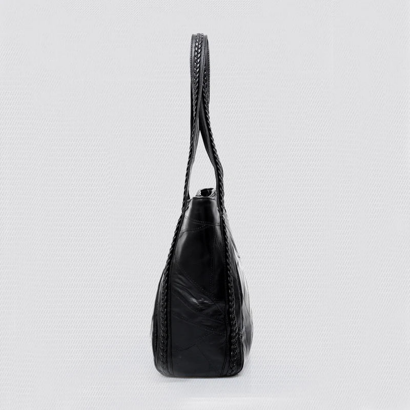 Soft PU Leather Tote Messenger Bag Women Handbag