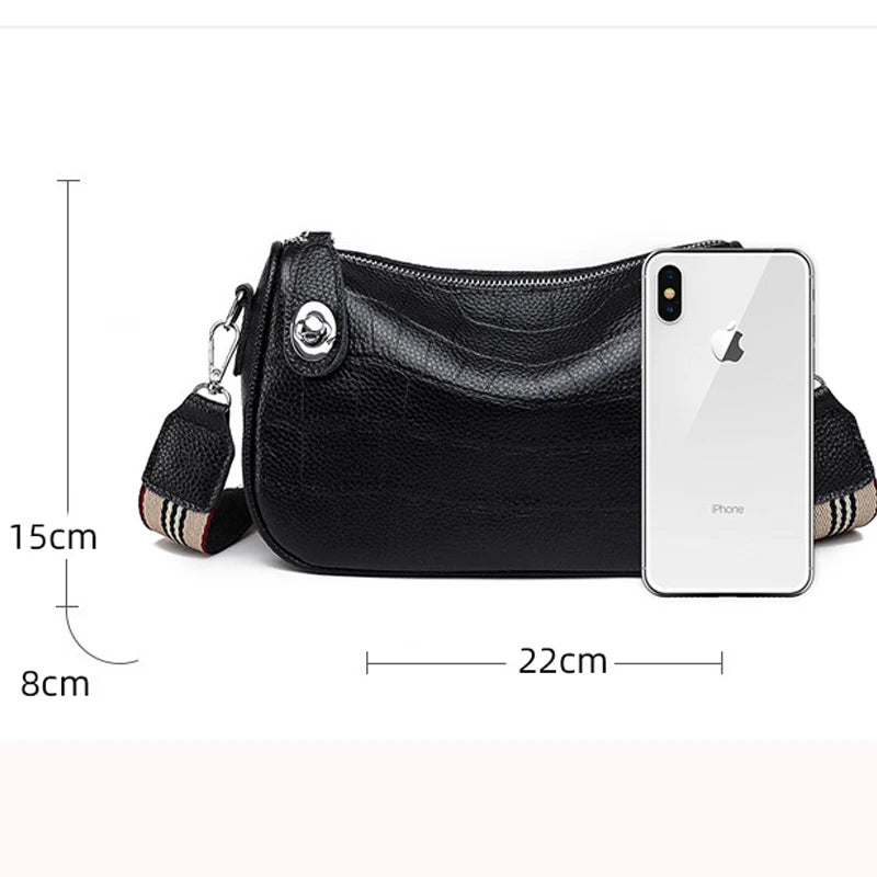 Stone Crossbody Handbags Leather Pillow Casual Vintage Shoulder Messenger Bags