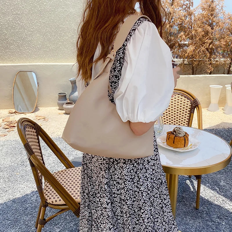 Women Underarm Bag Pu Leather Shoulder Handbag