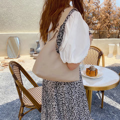 Women Underarm Bag Pu Leather Shoulder Handbag