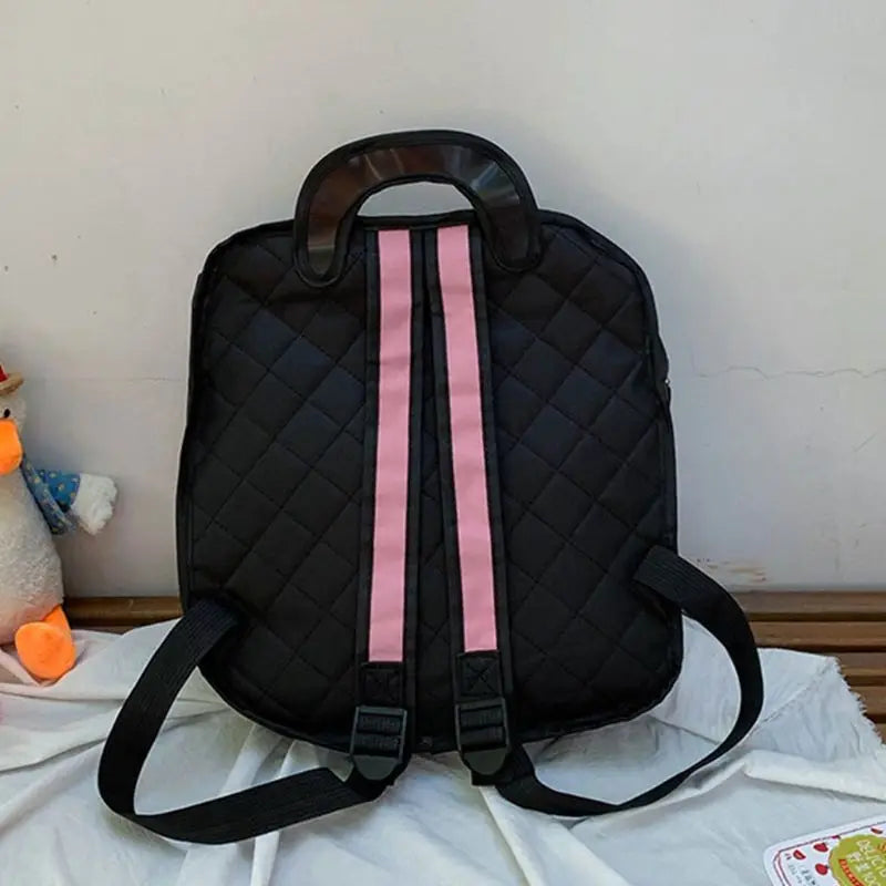 Unisex 2D Drawing Backpack for Teenager Girls B