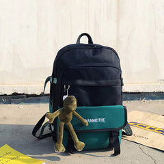 Vintage Laptop Backpack Women Men Canvas Travel Leisure Backpacks