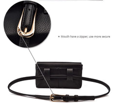 Waist Bag High PU Pack Hip Bum for Women Cell Phone Purse