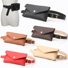 PU Leather Waist Bag Fanny Pack Phone Pouch Chest Pack Bags