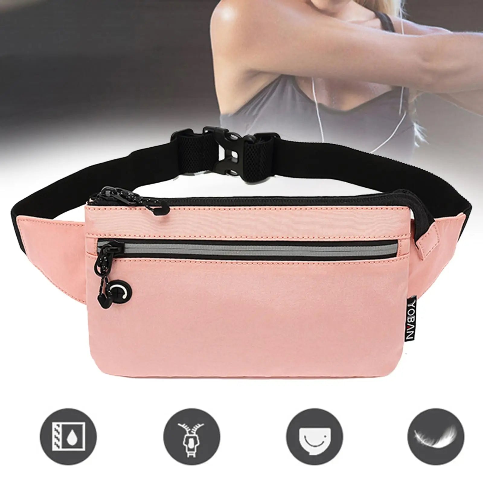 Waist Bag Pouch Fanny Pack Waterproof Belt