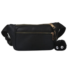 Leather Waist Bag for Women Travel Shoulder Fanny Pack Belt Purse