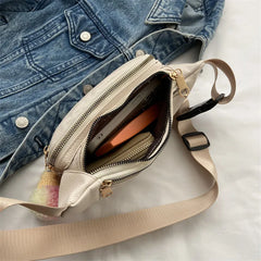 Leather Waist Bag for Women Travel Shoulder Fanny Pack Belt Purse