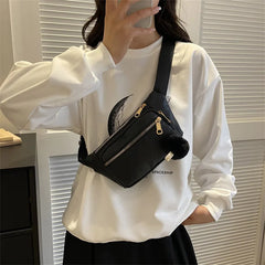 Leather Waist Bag for Women Travel Shoulder Fanny Pack Belt Purse