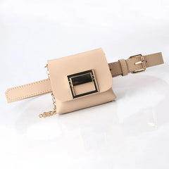 Women's Fanny Pack Waist Bag Chain Phone Bags for Lady Belt Pack