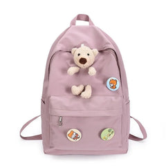 Waterproof Nylon Women Backpack for Travel