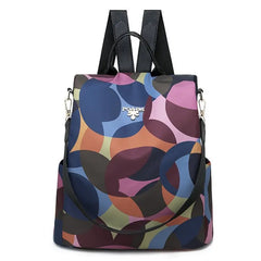 Waterproof Oxford Anti-theft Backpack for Women High School Bag