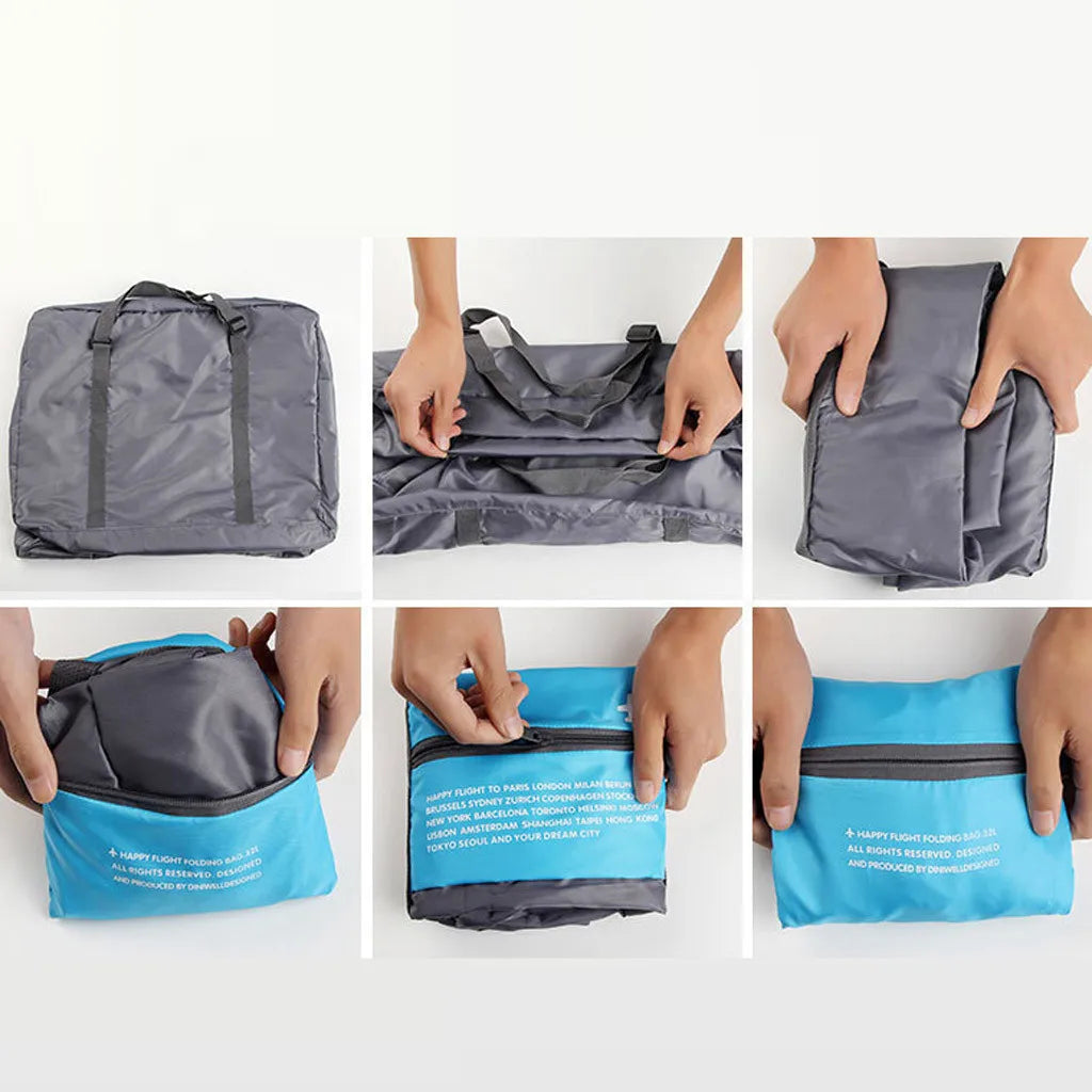 Waterproof Travel Bag Large Capacity Duffle Women Nylon Unisex Men Luggage