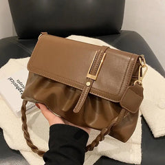 Women's Crossbody Bag High PU Leather Shoulder Underarm Bag