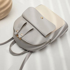 Women Leather Backpack Casual Travel Daypack Ladies Bagpack School Bags