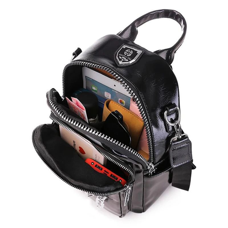 Women Backpack Pu Leather Travel Backpack Casual Shoulder Bags For Teenagers