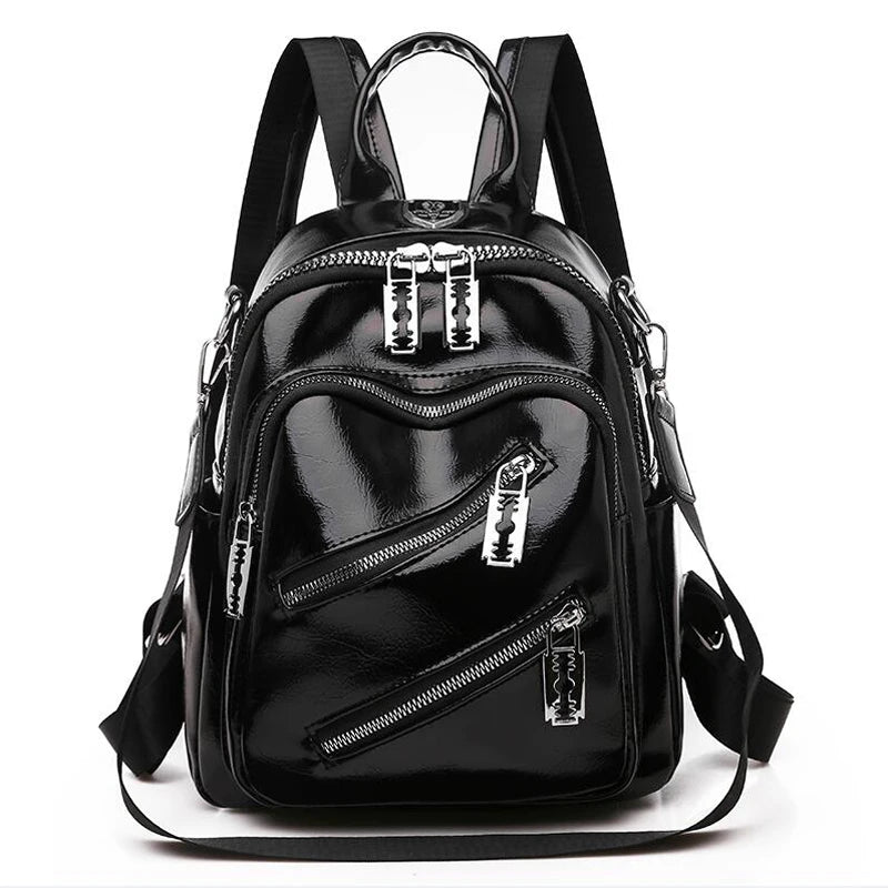 Women Backpack Pu Leather Travel Backpack Casual Shoulder Bags For Teenagers