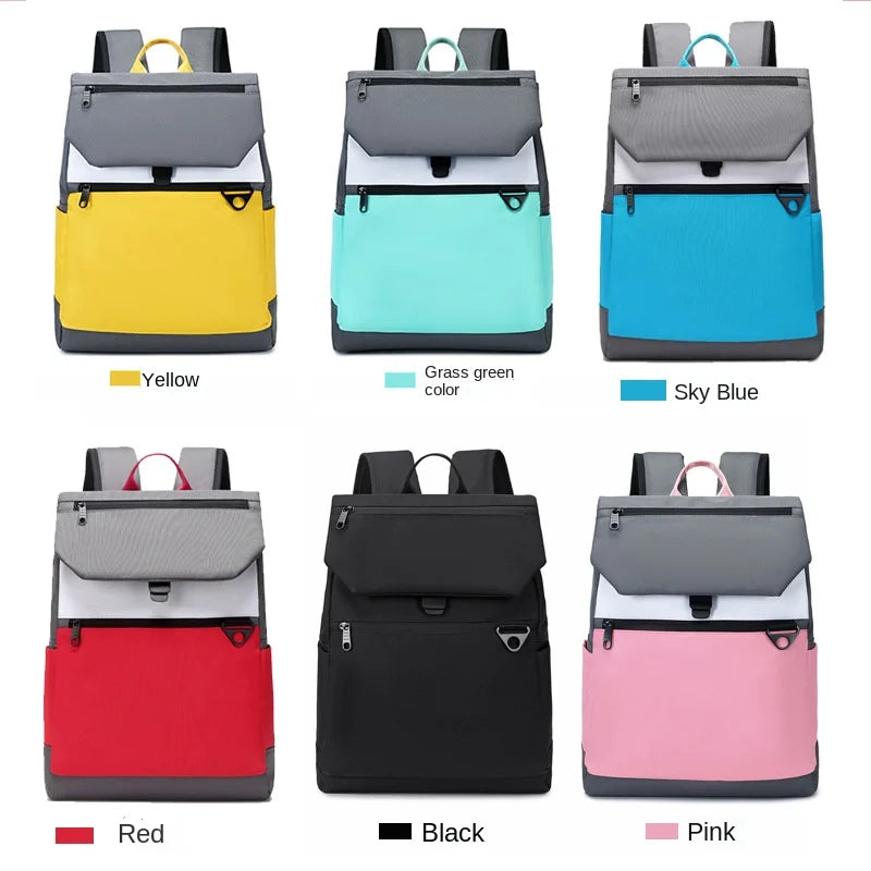 Women Backpack Large Capacity Laptop Bag Multifunction Student School Bag