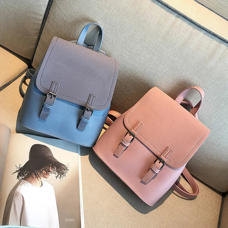 Women Backpack Multi-Pocket School Bag Girl Laptop Book Supplies