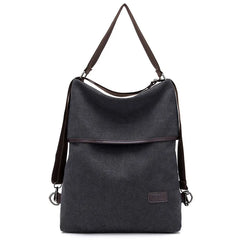 Large Capacity Canvas Backpack Waterproof School Bag for Teen Girls