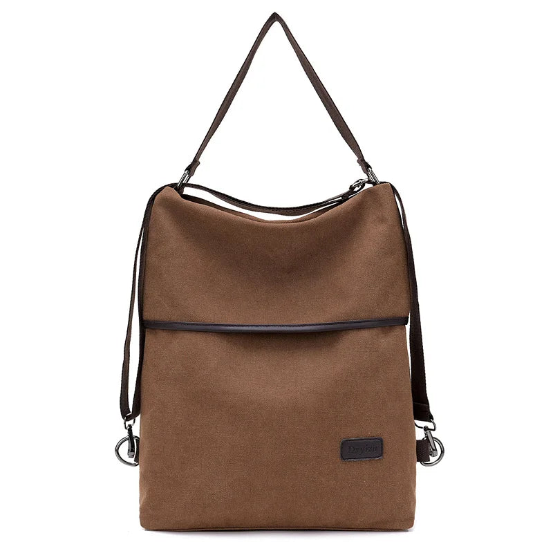 Canvas Anti Theft Travel Backpack for Teenage Girls