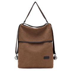 Canvas Anti Theft Travel Backpack for Teenage Girls