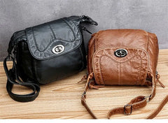 Soft Leather Shoulder Bags Women Crossbody Handbag