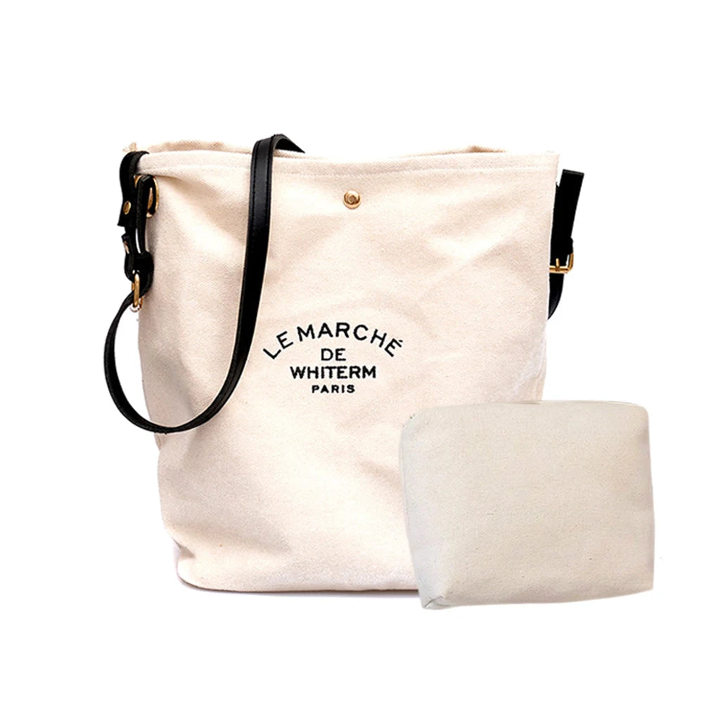 Canvas Crossbody Bag Casual Shoulder Handbag for Women