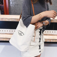 Canvas Crossbody Bag Casual Shoulder Handbag for Women