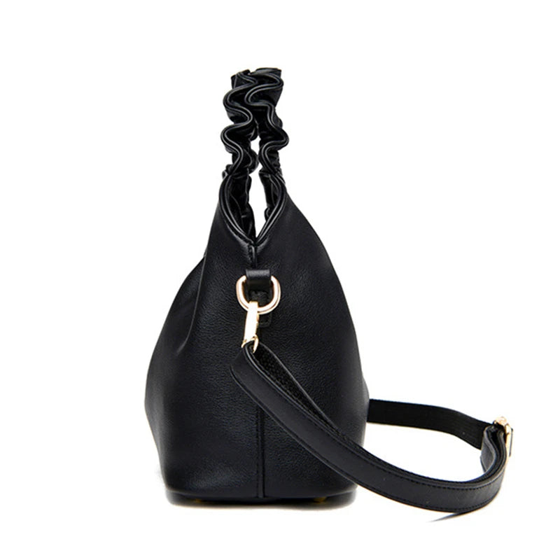 Leather Shoulder Bags Purses Top Handle Totes Female Handbag