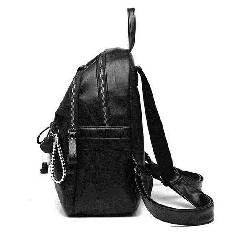 Women Casual Wild Backpack Female Large Capacity Zipper Closure Daypack Satchel