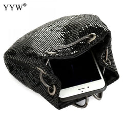 Women Bucket Shoulder Bag Crossbody Bag Evening Party Purse
