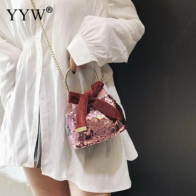 Sequin Crossbody Bag for Evening Party Wedding