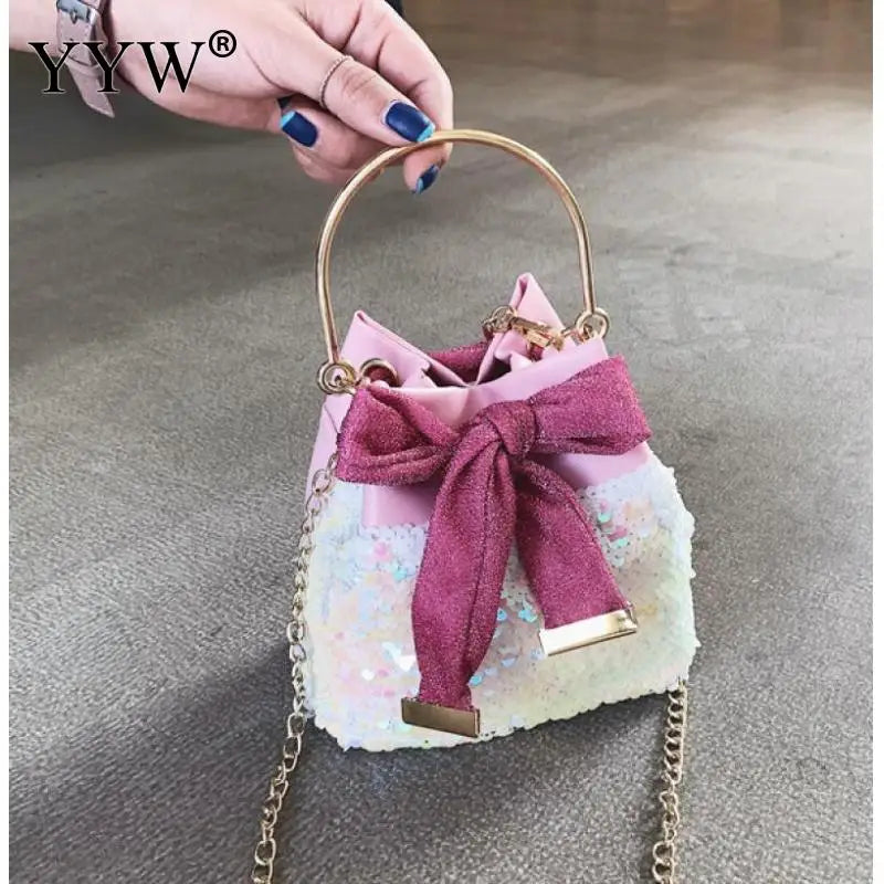 Sequin Crossbody Bag for Evening Party Wedding