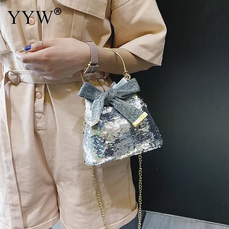 Sequin Crossbody Bag for Evening Party Wedding