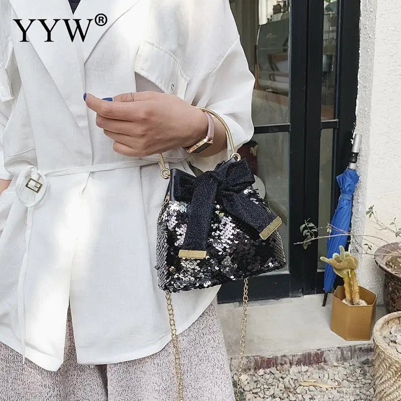 Sequin Crossbody Bag for Evening Party Wedding