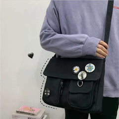 Canvas Shoulder Bag Large Capacity Crossbody Bags Ladies Handbags Messenger Bag