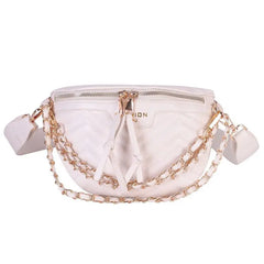Women Chain Belt Bag Chest Bags Lady Crossbody Bag Waist Bag Mini Fanny Pack
