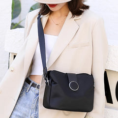 Women Crossbody Bag Soft Shoulder Bag Patchwork Messenger Bag Small Flap Bags