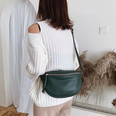 Women Crossbody Bag PU Leather Waist Bags Female Shoulder Handbag
