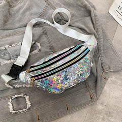 Women Faux Leather Waist Bag Cell Phone Belt Bag